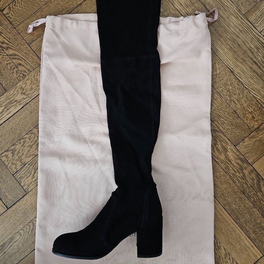 Stuart Weitzman | Daphne OTK Suede Boots size 6.5 | NEW IN BOX - Picture 3 of 15